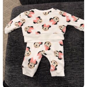 Disney White and Pink Character Baby Outfit